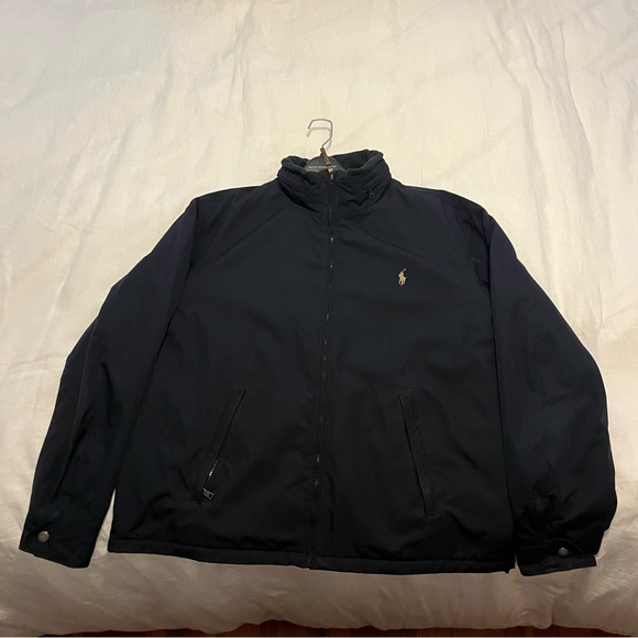 Ralph Lauren Fleece Lined Water Resistant Packable Hooded Jacket - Picture 1 of 6